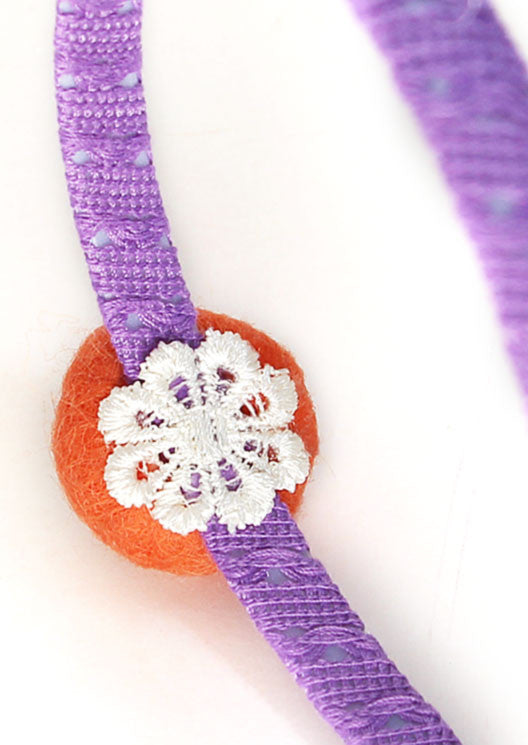Mandarin / Purple lace